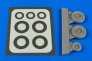 1/72 Sea Vixen wheels & paint masks image 1