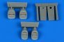 1/72 Harrier AV-8A/GR.1/GR.3 exhaust nozzles for Airfix