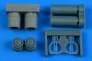 Aires F-5A Freedom Fighter Exhaust Nozzles 1/72 Italeri/Revell