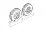 1/72 F4U Corsair Cross Thread wheels image 2