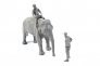 1/48 WWII RAF Mechanic with Indian Elephant and Mahout image 2
