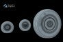1/48 Su-30SM Wheels set with weighted tires for Zvezda image 2