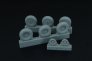1/48 Spitfire 5-spoke wheels set image 1