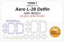 1/72 Aero L-29 Delfin + wheels and canopy masks