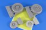 1/32 Late weighted Wheels for F-4E/F-4F/F-4G/RF-4C/RF-4E image 1