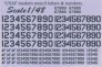 1/48 USAF modern letters and numbers. Guship Grey image 1