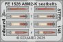 1/48 A6M2-K seatbelts STEEL for Eduard
