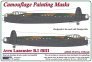 1/48 Avro Lancaster B.I/III camouflage paint mask