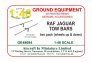 1/48 Sepecat Jaguar tow bars-wheels up & down Airfix & Heller