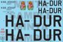 1/72 Decal Ju-52/3m HA-DUR image 1