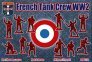1/72 French Tank Crew WWII image 1
