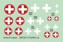 1/72 Decals Swiss AF Insignia 2 sets image 1