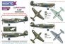 1/48 Curtiss P-40E canopy + insignia masks + decals