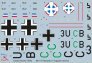 1/72 Me 110 Razarac Me 110 in Yugoslav service decals image 1