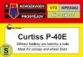 1/72 Canopy & wheel mask Curtiss P-40E image 1