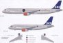 1/144 Airbus A319 and A320. SAS Scandinavian Airlines image 2