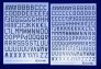 1/48 RAF Code Letters Grey serial numbers image 1