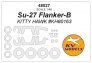 1/48 Sukhoi Su-27 Flanker-B masks for Kitty Hawk