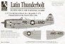 Blue Rider P-47N Thunderbolt Puerto Rico ANG 1947 1/72 image 1