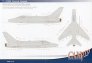 CAM PRO 1/32 F-100D Super Sabre Airframe Stencils Daten image 1