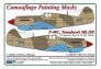 1/72 Camouflage masks P-40C Tomahawk Mk.IIB
