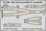 1/32 Sea Hurricane Mk.IIc seatbelts STEEL for Revell