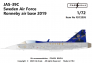 FabScale Studio D�calcomanies Saab JAS-39C 1/72