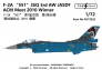 1/72 Mitsubishi F-2A 5513SQ 3rd Aw Jasdf Acm Meet 2010 Winner image 2
