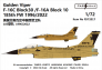 1/72 USAF Golden Viper F-16C Block 30 /General-Dynamics F-16A B