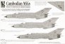 Blue Rider 1/72 Mikoyan MiG-21bis Kampuchea Decals image 1