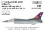1/48 F-16C Block40 89-2030 510th Fs Aviano Ab Italy 2025