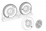 1/48 F4U Corsair Cross Thread Wheels set image 2
