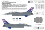 FabScale Studio F-16D Block 30 Decals 1/72 image 1