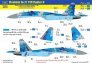 1/48 Ukrainian Su-27P1M Flanker B Digital Camouflage decal sheet