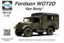 1/72 Fordson WOT2D Van Body