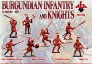 1/72 Burgundian Infantry and Knights Set 1 15 century