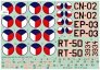 1/72 Decals MiG-15 in Czech Air Force  Part 2 image 1
