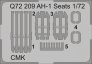 1/72 Bell AH-1G Cobra Seats (for Special Hobby) image 3