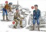 CMK 1/72 2 Pilotes Fran�ais WWII + M�canicien Frrom-Azur