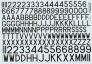 1/72 RAF Post War Serial Letters and Numbers, Black. 16, 18 , image 1