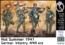 Masterbox 1/35 Hot Summer 1941 Infanterie Allemande 5 Figurines