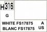 H316 White  Blanc FS17875