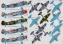 1/72 Lavochkin La-5F x 5 Soviet and 1x Luftwaffe with resin part image 2