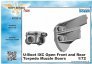 1/72 U-Boot IXC Open Front & Rear Torp. Muzzle Doors