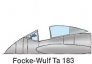 Squadron Canopies Focke-Wulf Ta-183A 1/48