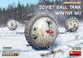 1/35 Soviet Ball Tank Winter Ski with Interior Kit