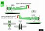 1/72 Caproni Camouflage 100 Float & Radial engine image 1