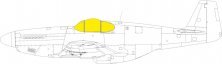 Mask 1/48 P-51B/C Malcolm Hood canopy TFace for Eduard