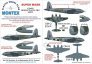 Montex Lackiermasken Mosquito NF.11/FB Mk.VI 1/24 Airfix