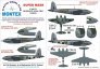 Montex Masques De Havilland Mosquito NF 1/48 Tamiya